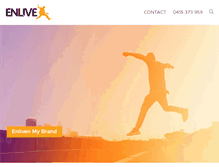 Tablet Screenshot of enlive.com.au
